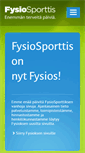 Mobile Screenshot of fysiosporttis.fi